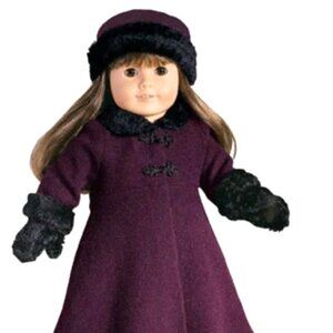 NIB! American Girl Retired 2003 Sugarplum Hat, Gloves, and Coat